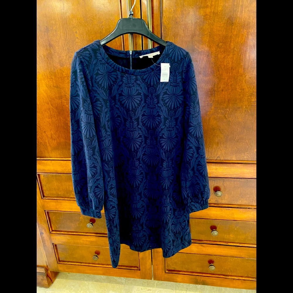 Loft Jacquard Medallion Patterned Dress